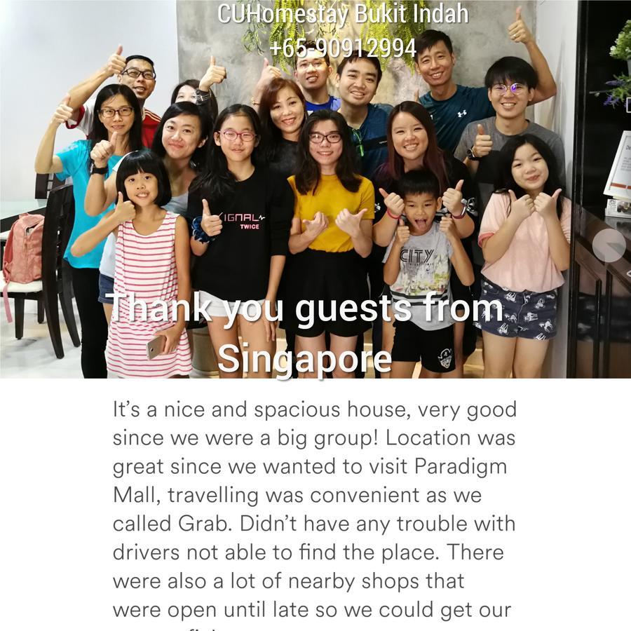 Jb Homestay Bukit Indah Wifi Ciq Mall Legoland Free Parking Johor Bahru Buitenkant foto